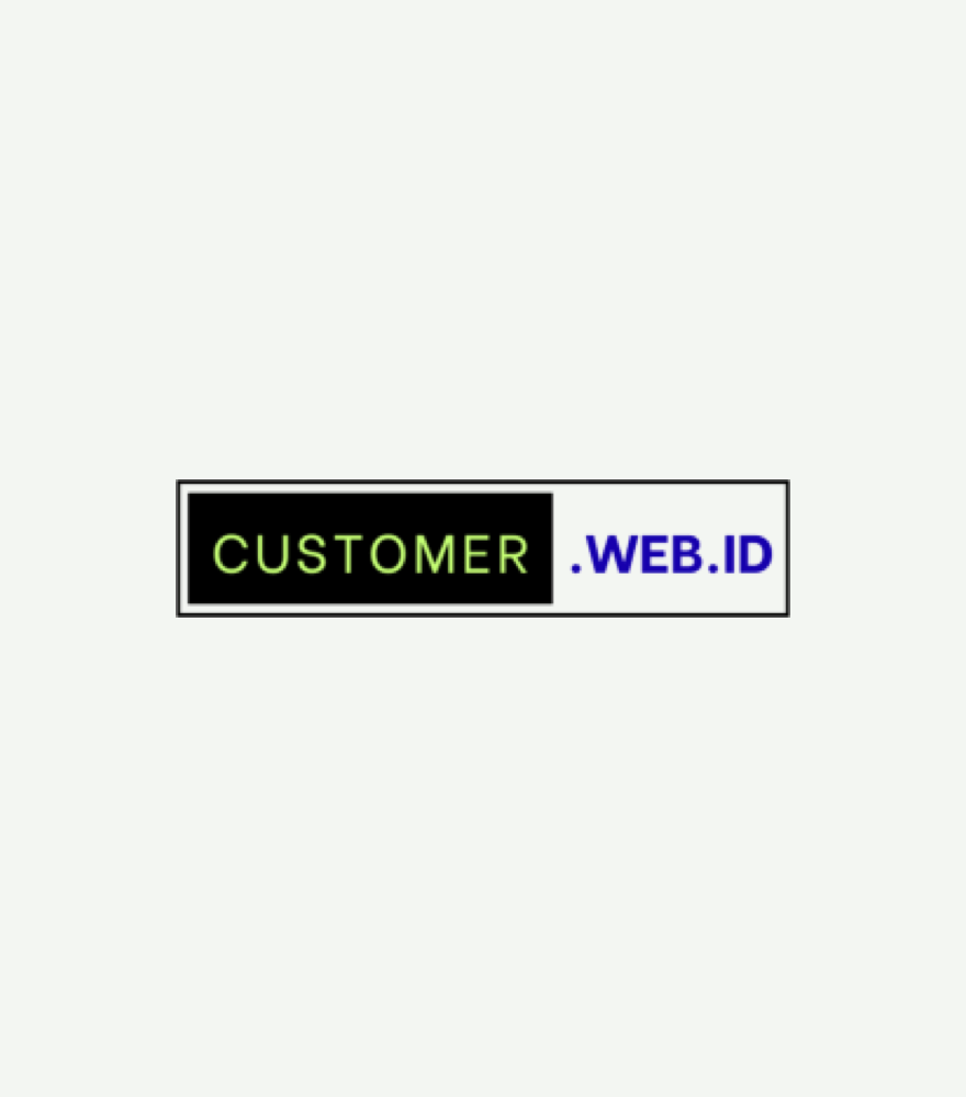 Customer Web ID domain discovery interface
